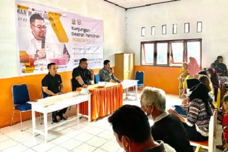 Kunjungi Dapil, Andi Isman Janji Warga Bantu Mesin Pengering Jagung