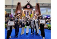 Tampil Unik Ala Tongkonan, Stan Dekranasda Sulsel Raih The Best Booth Inacraft 2022