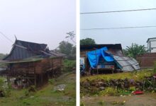 17 Rumah Warga Rusak Diterjang Angin Puting Beliung di Bone