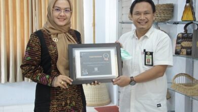 Ketua Dekranasda Kota Palu Terima Penghargaan Bidang UMKM dari DJKN