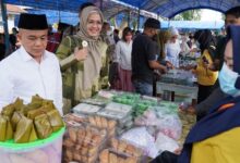 Geliatkan UMKM, Wali Kota Hadi Buka Pasar Ramadan di Lapangan Dispora Palu