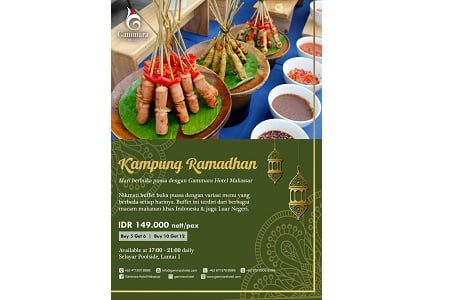 Kampung Ramadhan Gammara Hotel Makassar Tawarkan Promo Paket Buka Puasa