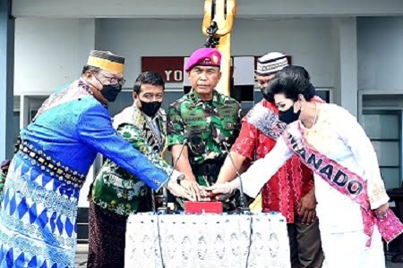 Komandan Kodiklatal Resmi Buka Dikmaba dan Dikmata TNI AL Satdik-2 Makassar