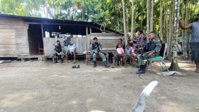 Jaga Komunikasi Sosial, Satgas TNI dan Warga Perbatasan RI-PNG Makin Harmonis