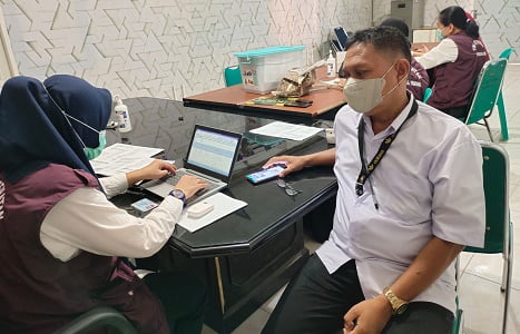 Perumda Pasar Makassar Gelar Percepatan Vaksinasi Booster Covid-19