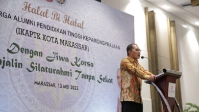 Ikatan Keluarga Alumni Pendidikan Tinggi Kepamongprajaan (IKAPTK) Kota Makassar Gelar Halal Bi Halal