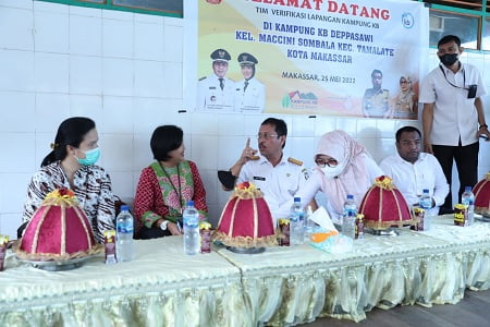 Kota Makassar Masuk Nominasi Lima Besar Kampung KB se-Sulsel