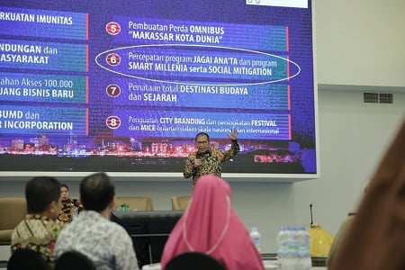 Danny Paparkan Inovasi Pemkot Makassar Pada Agenda Penilaian Kinerja Aksi Konvergensi Stunting Kabupaten Kota