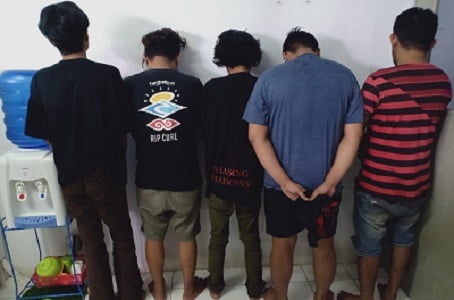 Inilah Lima Terduga Pelaku Kejahatan Narkotika yang Diamankan BNNK Bone