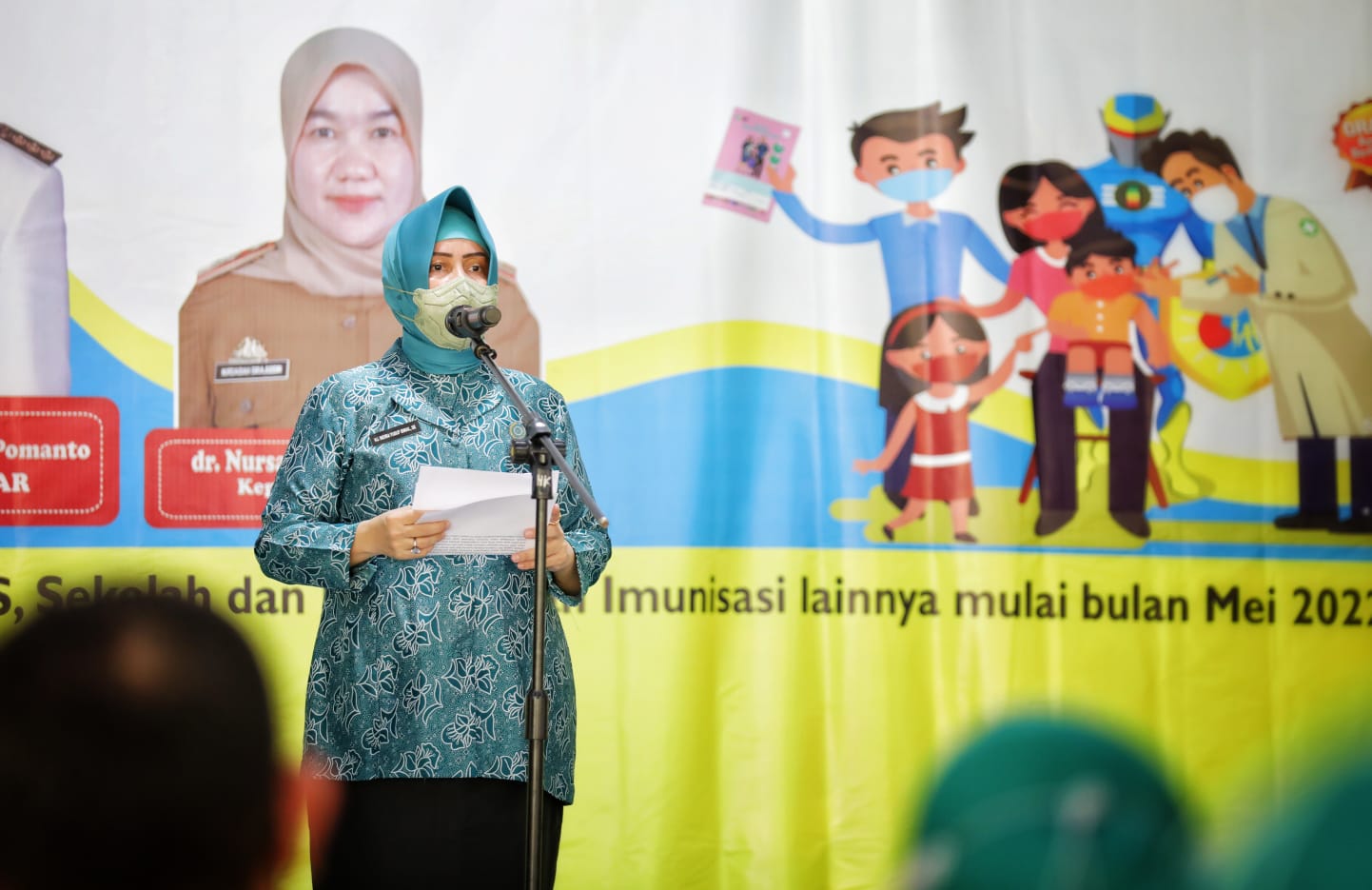 Ketua TP-PKK Kota Makassar, Indira Jusuf Ismail,