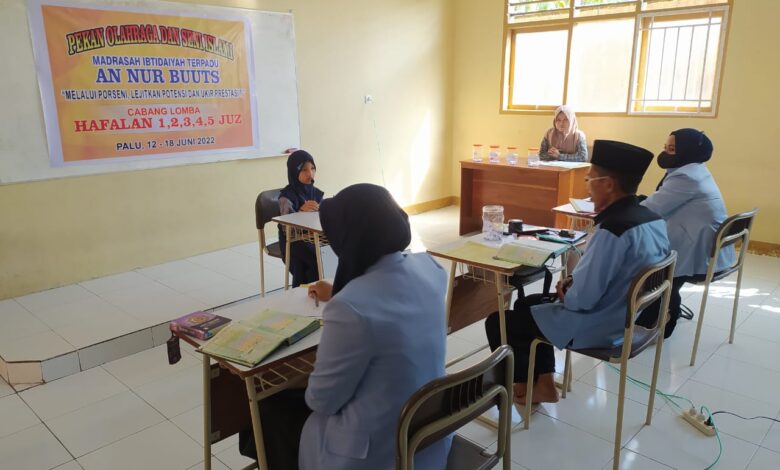 Gandeng BKPRMI Kota Palu, MIT An Nur Buuts Gelar Berbagai Lomba Islami