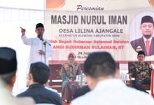 Dapat Hibah Rp 400 juta, Masjid Nurul Iman di Bone Diresmikan Gubernur Sulsel