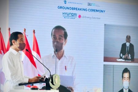 Presiden Jokowi Target RI Jadi Produsen Utama Produk Berbasis Nikel