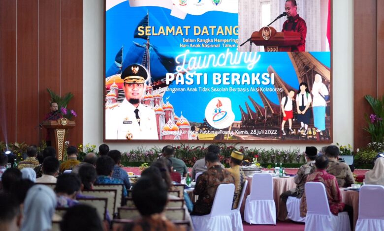 14.700 Anak Putus Sekolah Kembali Bersekolah, Gubernur Andi Sudirman: Terus Kolaborasi