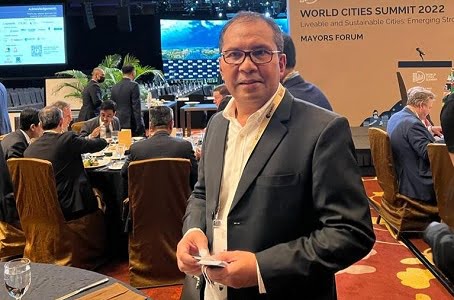 Longwis Diaparkan Danny di Forum World City Summit 2022