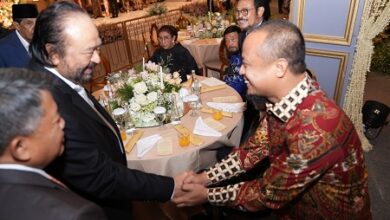 Hadiri Resepsi Pernikahan Putri Gubernur Anies Baswedan, Andi Sudirman Bertemu Sejumlah Tokoh Nasional