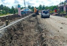 Prioritas Gubernur, jalan Rusak di Ruas Salaonro-Ulugalung di Wajo Tengah Progres Rekonstruksi