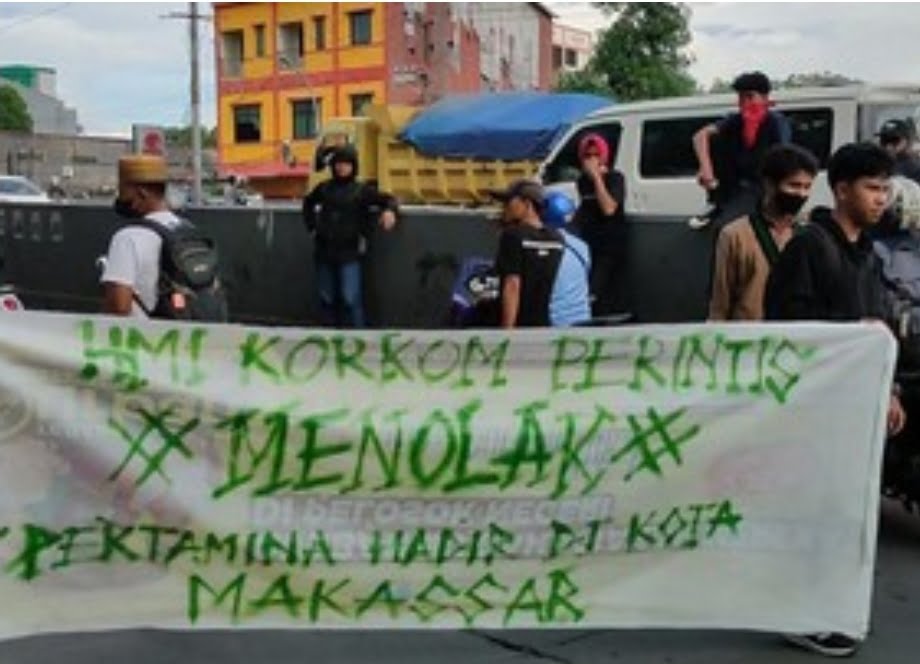 Dianggap Melanggar UU, Mahasiswa Makassar Tolak MyPertamina