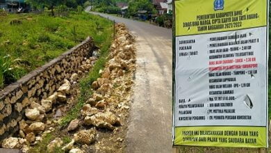 Warga Otting Protes Pekerjaan Talut Jalan di Kecamatan Tellu Siattinge