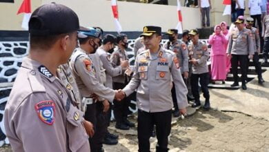 Selaku Pejabat Baru, Kapolres Pangkep Silaturahmi ke Polsek Jajaran Tingkatkan Kekompakan