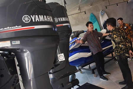 Marina Makmur Buka Showroom Outboard Yamaha Marine di Akkarena