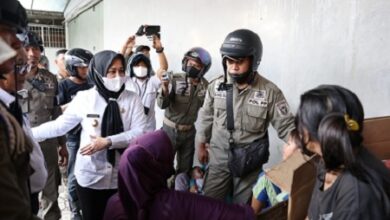 Fatmawati Rusdi Sisir Jalan Protokol di Makassar Razia Anjal-Gepeng