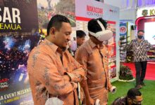 Nuansa Metaverse, Makassar Hadirkan Kacamata VR Oculus Di Booth APEKSI PADANG