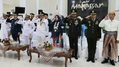 Wali Kota dan Wawali Makassar Ikuti Upacara yang Dipimpin Presiden Jokowi