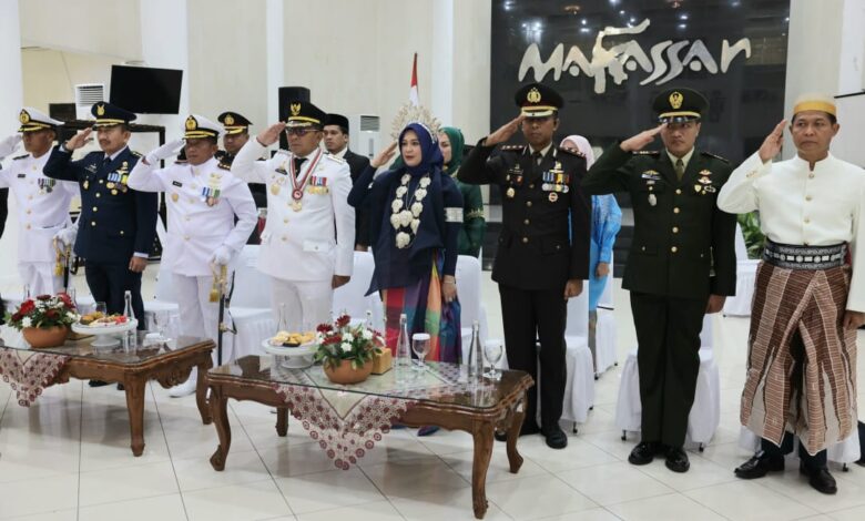 Wali Kota dan Wawali Makassar Ikuti Upacara yang Dipimpin Presiden Jokowi
