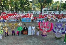 Defile PKK Kabupaten dan Kota Meriahkan Sulel Anti Mager, Gubernur Andi Sudirman: Kreatif!