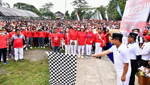 Bupati dan Pelajar Toraja Utara, Apresiasi Gerakan Sulsel Anti Mager Inisiasi Gubernur Andi Sudirman