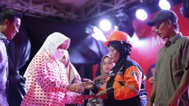 Indira Yusuf Ismail Hadiri Pesta Rakyat HUT ke-77 RI di Biringkanayya