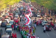 Puluhan Ribu Peserta Karnaval Merdeka Toleransi Tumpah di Kota Makassar, Pangdam XIV Hasanuddin Puji Gagasan Kemenag Sulsel