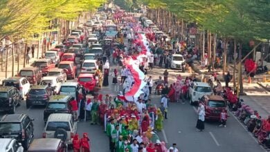 Puluhan Ribu Peserta Karnaval Merdeka Toleransi Tumpah di Kota Makassar, Pangdam XIV Hasanuddin Puji Gagasan Kemenag Sulsel