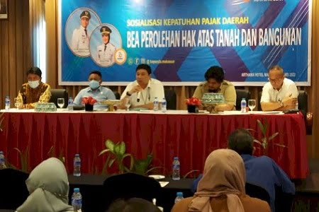 Undang Ratusan Notaris, Bapenda Makassar Ingatkan Bayar Pajak BPHTB Tepat Waktu dan Nilai