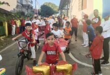 Meriahkan HUT ke 77 Kemerdekaan RI, Warga Perumahan Wesabbe Gelar Gerak Jalan Santai Berhadiah Sepeda