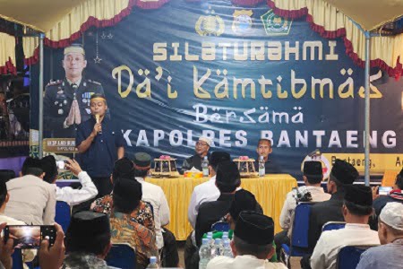 Polres Bantaeng Ajak Dai Kamtibmas Berperan Aktif Wujudkan Ketertiban dan Keamanan