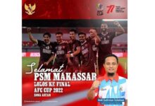 PSM Makassar Masuk Final AFC Cup 2022, Gubernur Andi Sudirman Sampaikan Apresiasi