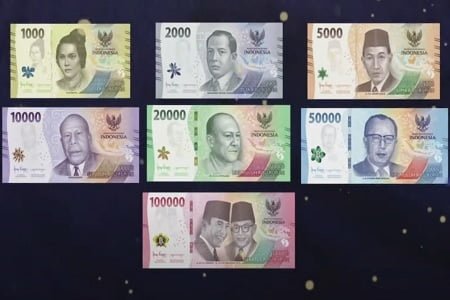 BI Luncurkan Uang Kertas Baru Rp1.000 Hingga Rp100.000