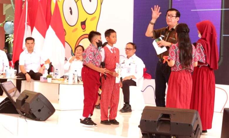 Menkumham Yasonna Laoly Beri Pemahaman Dini Perlindungan Kekayaan Intelektual ke Pelajar SD dan SMP