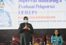 Indira Yusuf Ismail Tekankan Pentingnya Kebersihan di SMEP Biringkanaya