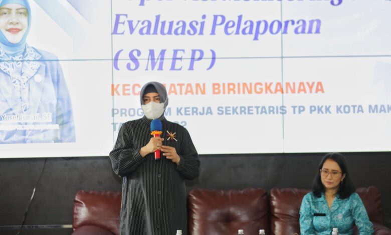 Indira Yusuf Ismail Tekankan Pentingnya Kebersihan di SMEP Biringkanaya