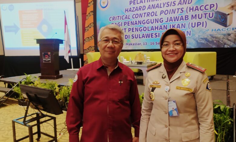 Pemprov Sulsel Gelar Pelatihan HACCP Bagi Penanggung Jawab Mutu Unit Pengolahan Ikan