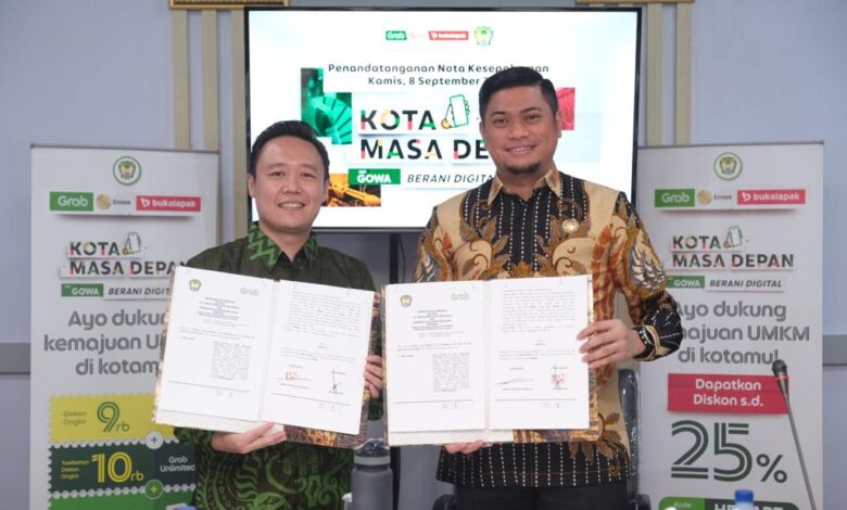 Pemkab Gowa Gandeng PT Grab Dorong Digitalisasi UMKM