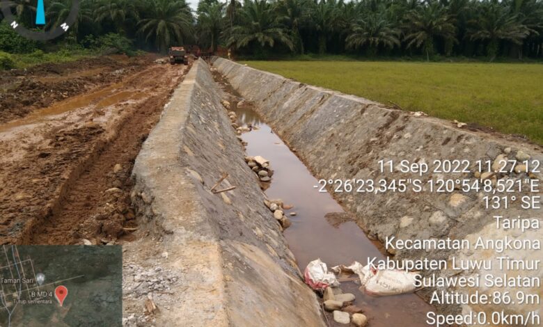 Rehab DI Angkona Sedang Progres, Gubernur Andi Sudirman: Potensi Aliri 266 Hektar Pertanian Warga