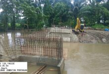 Jembatan Poringan di Luwu Ambruk, Kini Dibangun Pemprov Sulsel