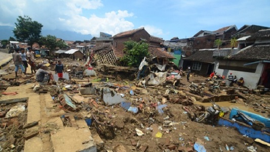 Banjir dan Longsor di Garut Rumah 1.156 Rumah, Lima Parah