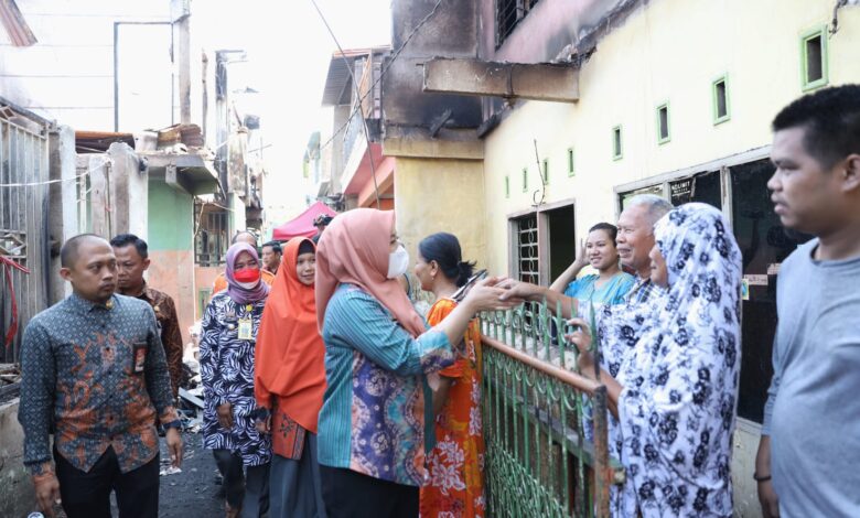Wawali Makassar Kunjungi Korban Kebakaran Rappokalling, Cek Kondisi Terkini