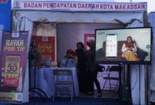 Bapenda Makassar Buka Layanan Pembayaran Pajak di F8 2022