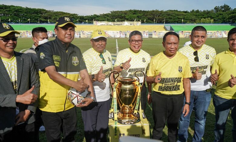 Buka Liga Beringin 2022, Menpora Zainudin Amali: Gagasan Taufan Pawe Jaring Bibit Sepakbola